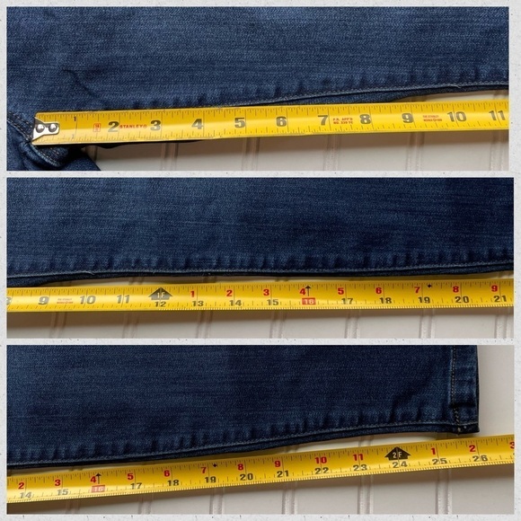 Liverpool Ankle Skinny Jegging Jeans Denim Dark Blue Size 2 26L Stretch mid rise - Picture 5 of 9